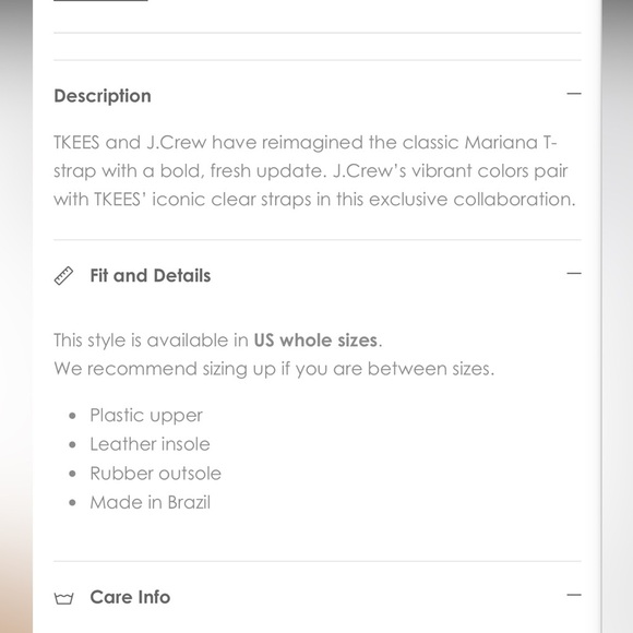 TKEES NEW Limited Edition * J. Crew Jelly sandals SZ 9 sun bleached Coral - Picture 5 of 12